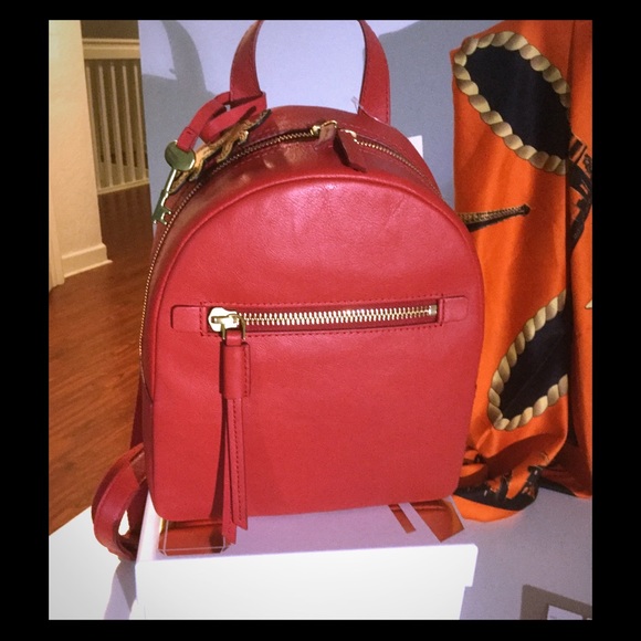 Fossil Handbags - ❤️RED **FOSIL** BACKPACK❤️